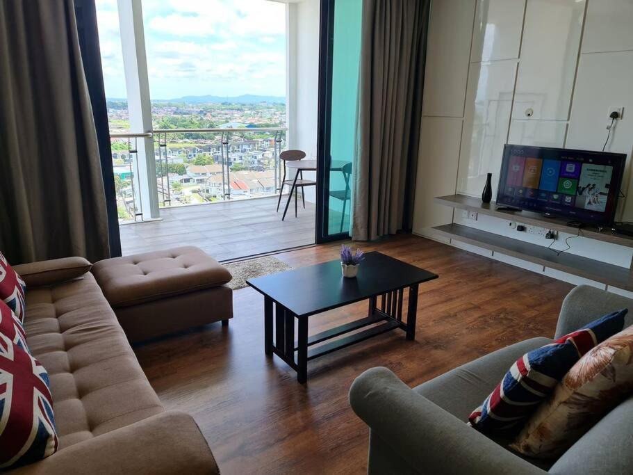 Apartament Lovely Vivamall City View With 2 Card Lv10 Kuching Zewnętrze zdjęcie